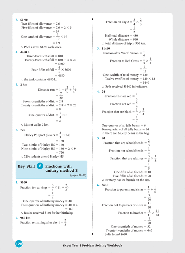 Excel Essential Skills - Problem Solving Workbook Year 8 Ada's Book