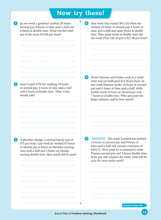 Excel Essential Skills - Problem Solving Workbook Year 9 Ada's Book