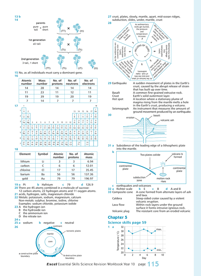 Excel Essential Skills - Science Revision Workbook Year 10 Ada's Book