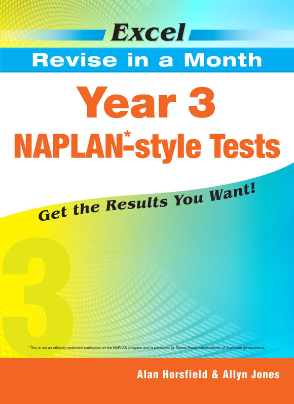 Excel Revise in a Month - Year 3 NAPLAN*-style Tests Ada's Book