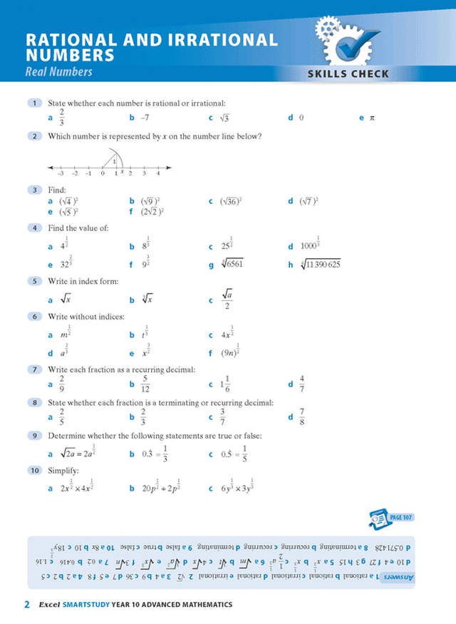 Excel SmartStudy - Advanced Mathematics Year 10 Ada's Book