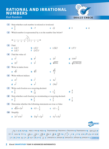 Excel SmartStudy - Advanced Mathematics Year 10 Ada's Book