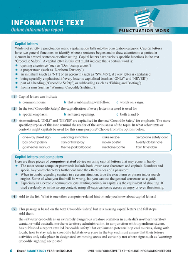 Excel SmartStudy - English Year 10 Ada's Book