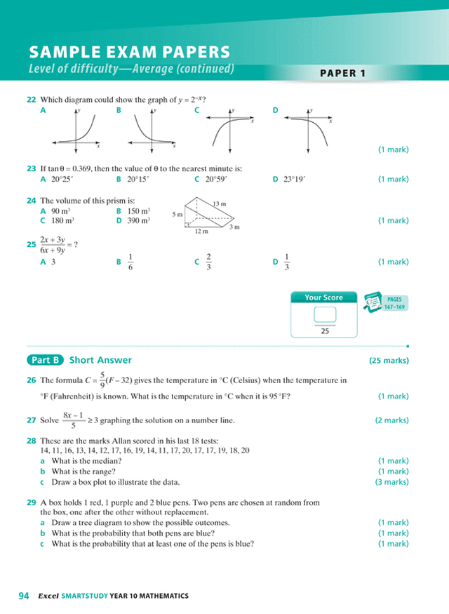 Excel SmartStudy - Mathematics Year 10 Ada's Book