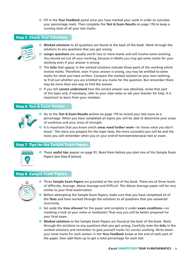 Excel SmartStudy - Mathematics Year 10 Ada's Book