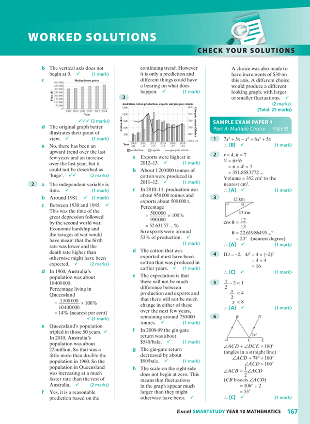 Excel SmartStudy - Mathematics Year 10 Ada's Book