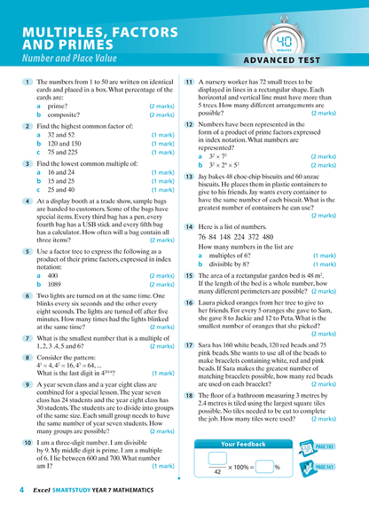 Excel SmartStudy - Mathematics Year 7 Ada's Book