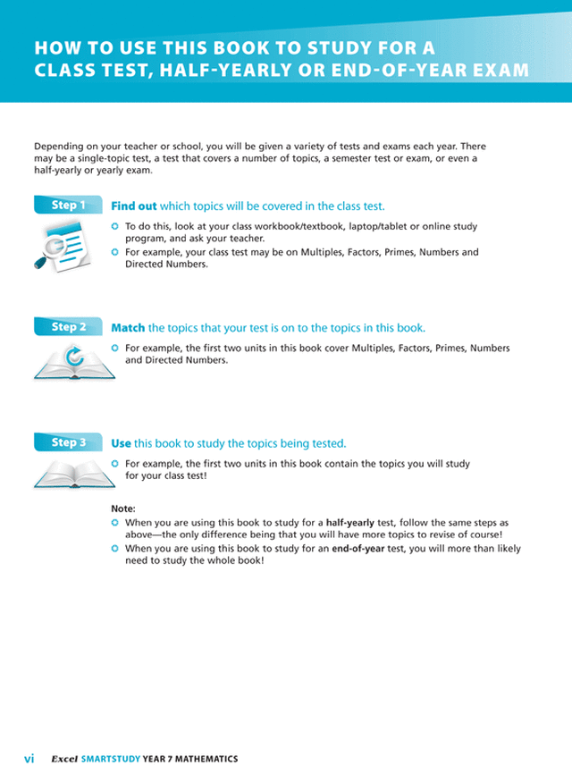 Excel SmartStudy - Mathematics Year 7 Ada's Book