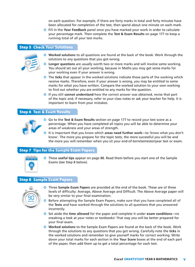 Excel SmartStudy - Mathematics Year 8 Ada's Book
