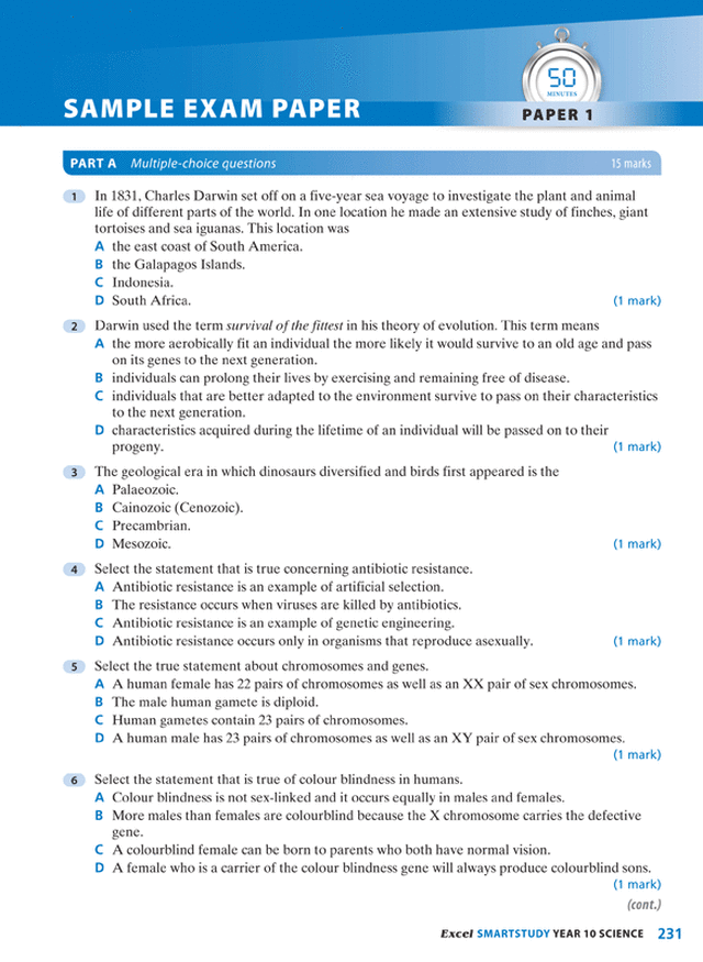 Excel SmartStudy - Science Year 10 Ada's Book
