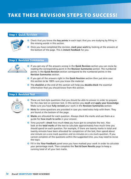 Excel SmartStudy - Science Year 10 Ada's Book
