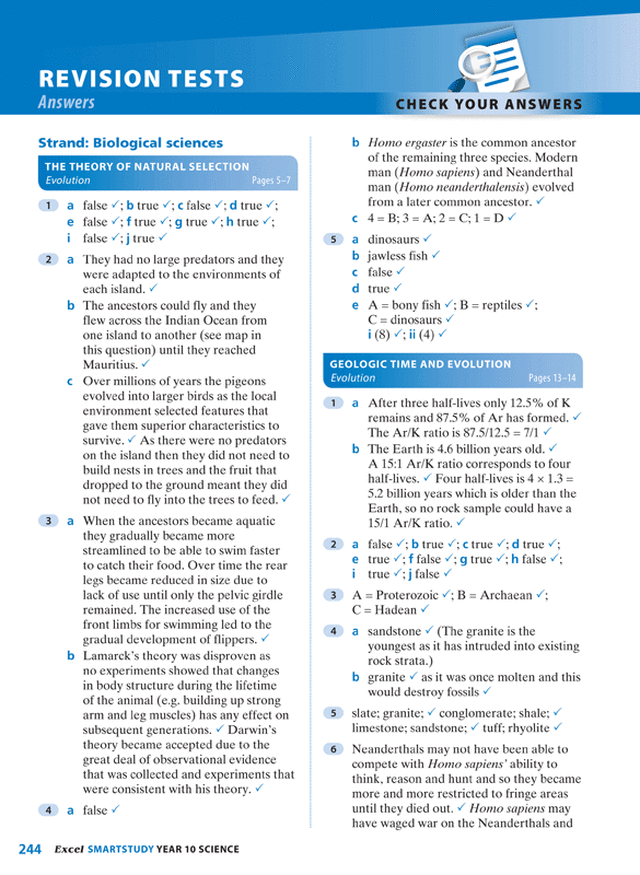Excel SmartStudy - Science Year 10 Ada's Book