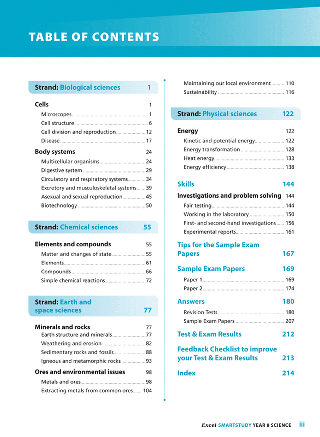 Excel SmartStudy - Science Year 8