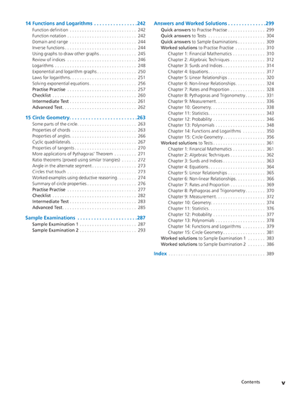 Excel Study Guide - Advanced Mathematics Years 9-10 Ada's Book