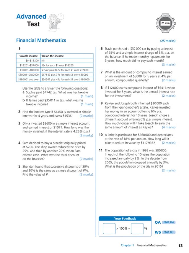Excel Study Guide - Advanced Mathematics Years 9-10 Ada's Book