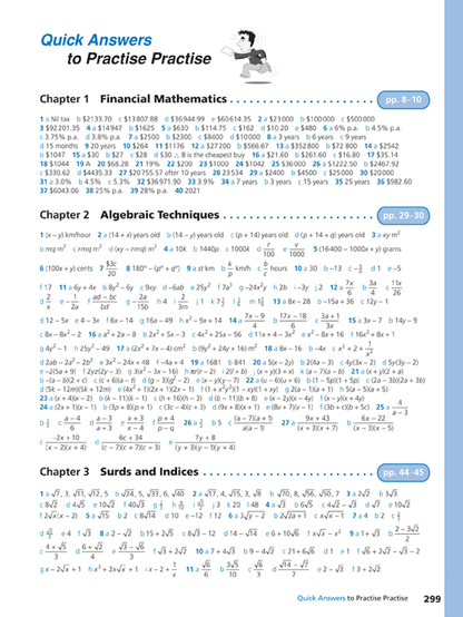 Excel Study Guide - Advanced Mathematics Years 9-10 Ada's Book