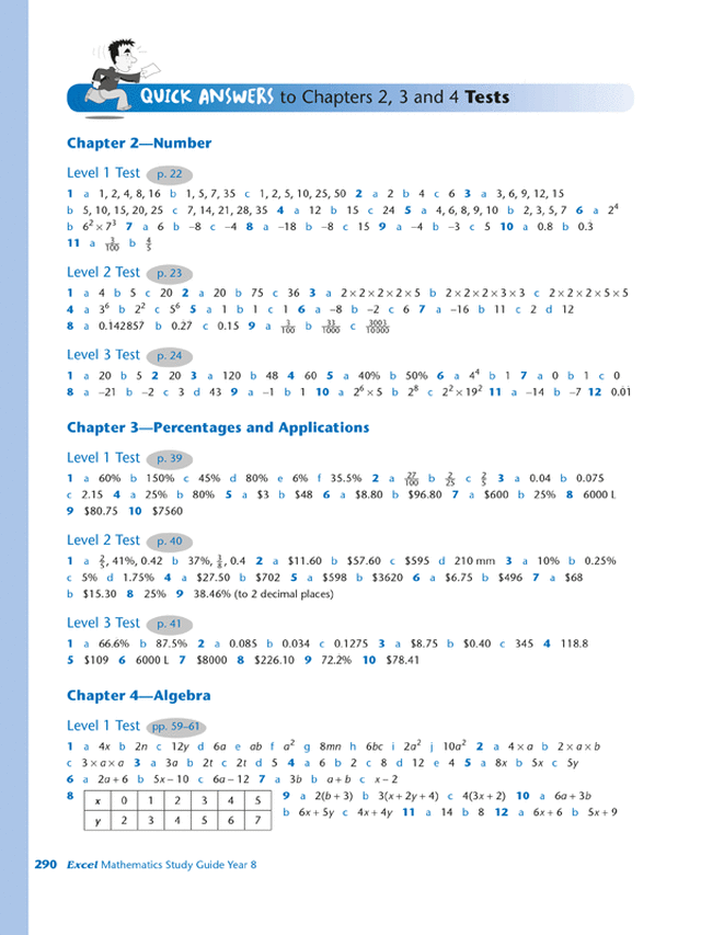 Excel Study Guide - Mathematics Year 8 Ada's Book