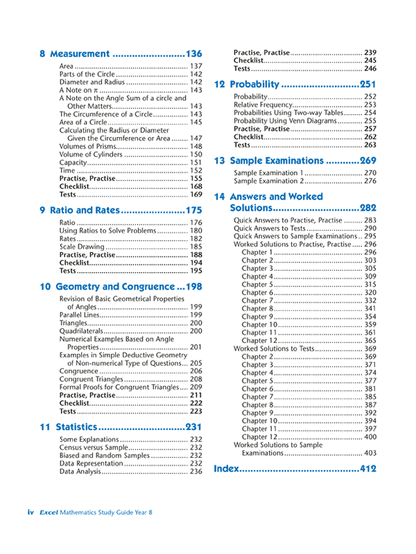Excel Study Guide - Mathematics Year 8 Ada's Book