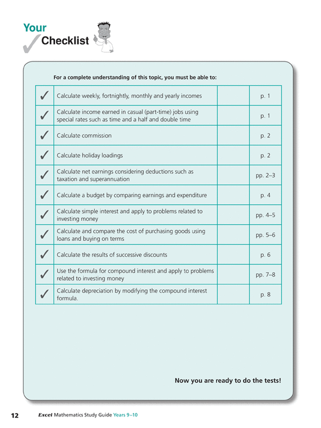 Excel Study Guide - Mathematics Years 9-10 Ada's Book