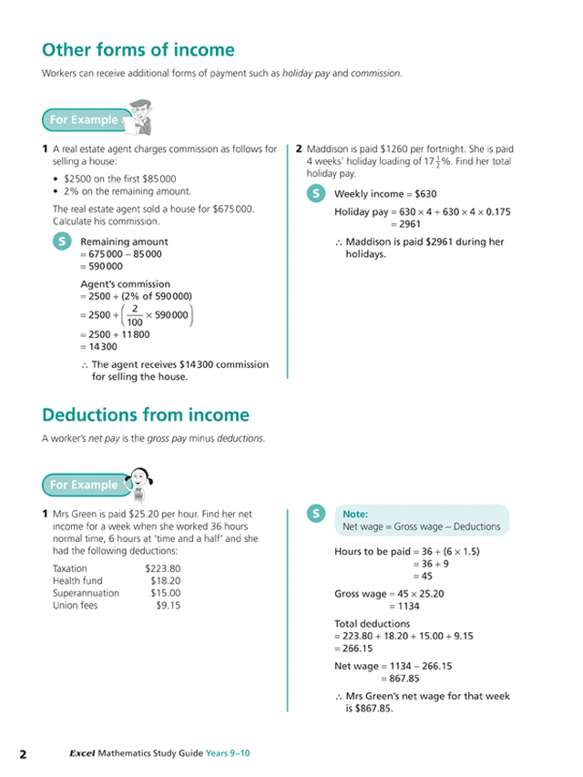 Excel Study Guide - Mathematics Years 9-10 Ada's Book