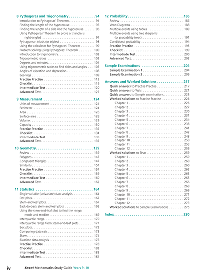 Excel Study Guide - Mathematics Years 9-10 Ada's Book