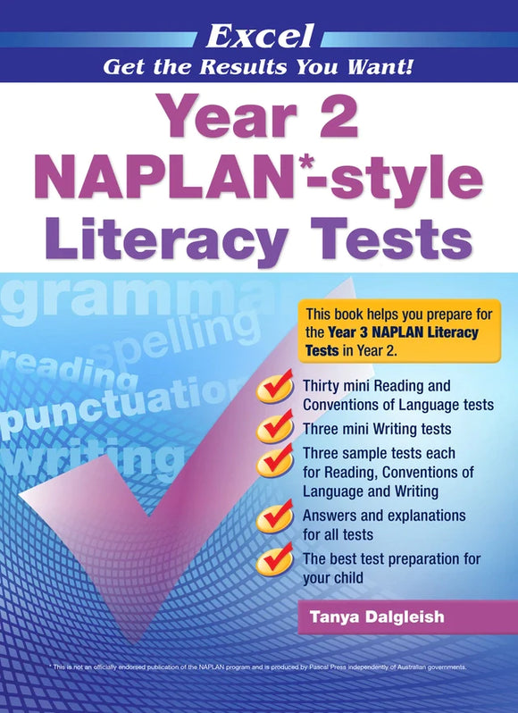 Excel - Year 2 NAPLAN*-style Literacy Tests Ada's Book