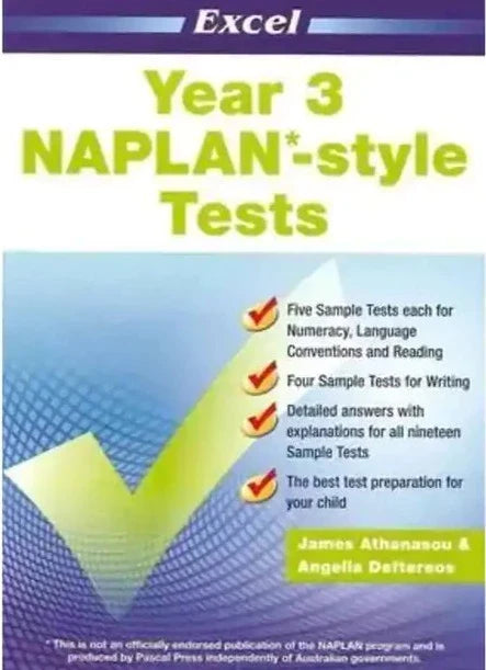 Excel - Year 3 NAPLAN*-style Tests Excel - Year 3 NAPLAN*-style Tests Ada's Book