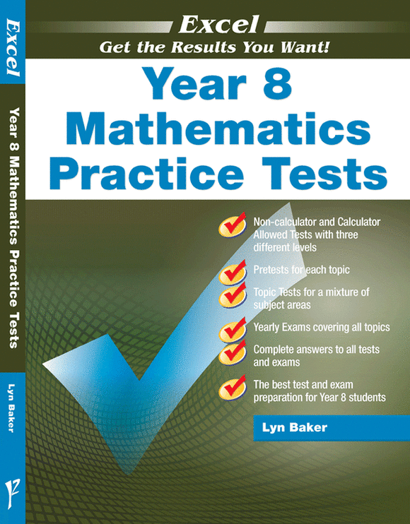Excel - Year 8 Mathematics Practice Tests Ada's Book