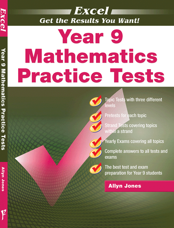 Excel - Year 9 Mathematics Practice Tests Ada's Book
