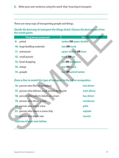 Expand Your Vocabulary 2 Ada's Book
