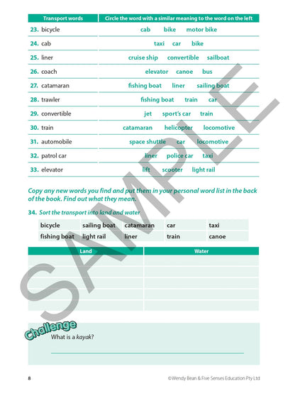 Expand Your Vocabulary 2 Ada's Book