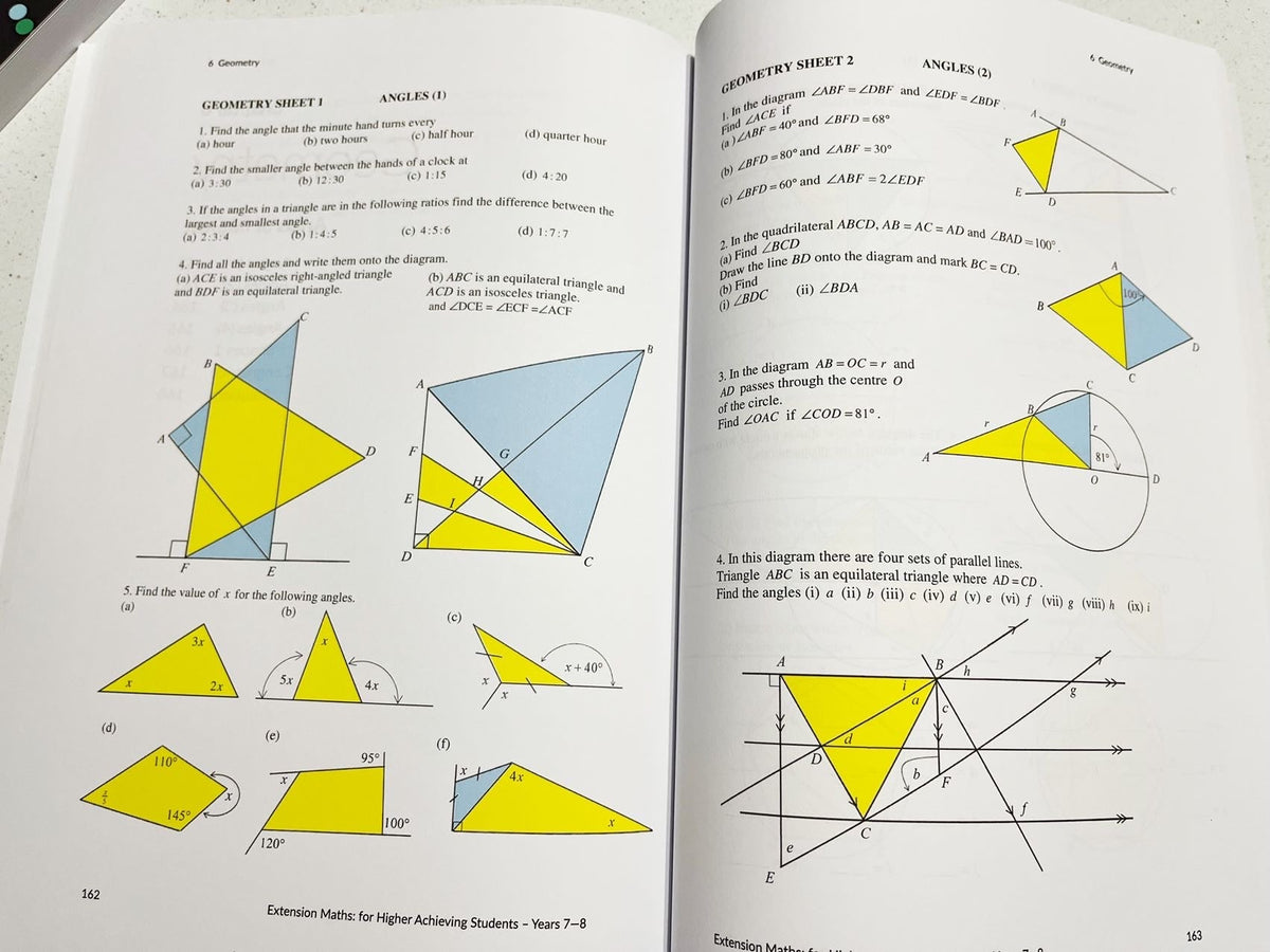 Extension Mathematics for Higher Achieving Students Years 7-8 ...