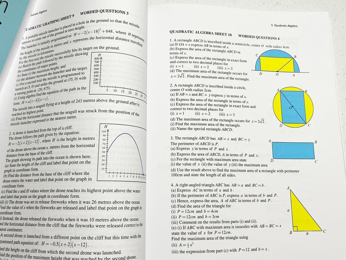 Extension Mathematics for Higher Achieving Students Years 9-10 2e Scholarship & Selective School Preparation Ada's Book