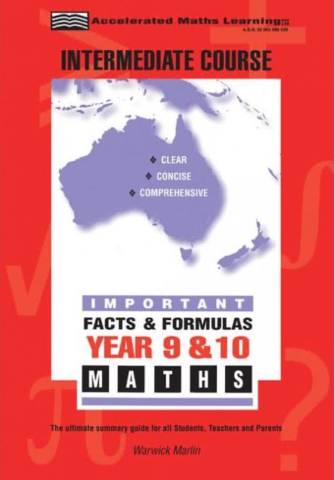 Facts and Formulas Year 9 & 10 Intermediate Ada's Book