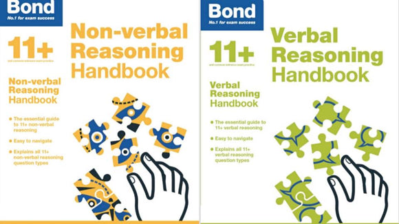 Bond 11+ Verbal & Non-Verbal Reasoning Handbooks Bundle(2 books)
