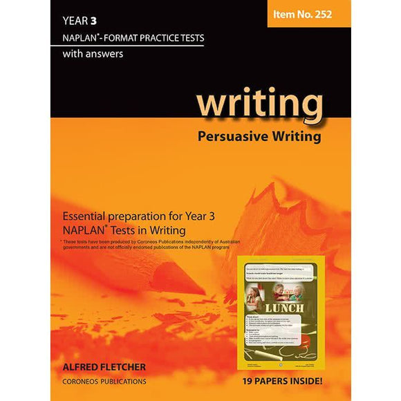 Writing Year 3 NAPLAN* Format Practice Tests 2011 edition #252