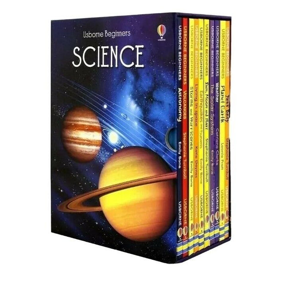 NEW Usborne Beginners Science 10 Books Collection Set STEM Educational Kids Gift