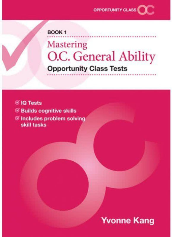 Mastering O.C. General Ability Opportunity Class Tests Book 1 - Year 3