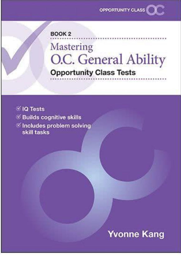 Mastering O.C. General Ability Opportunity Class Tests Book 2 - Year 3