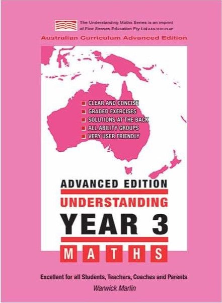 Understanding Maths 系列（3年级）（澳洲教学大纲）（数学教材）-加强版（含4年级部分知识点）