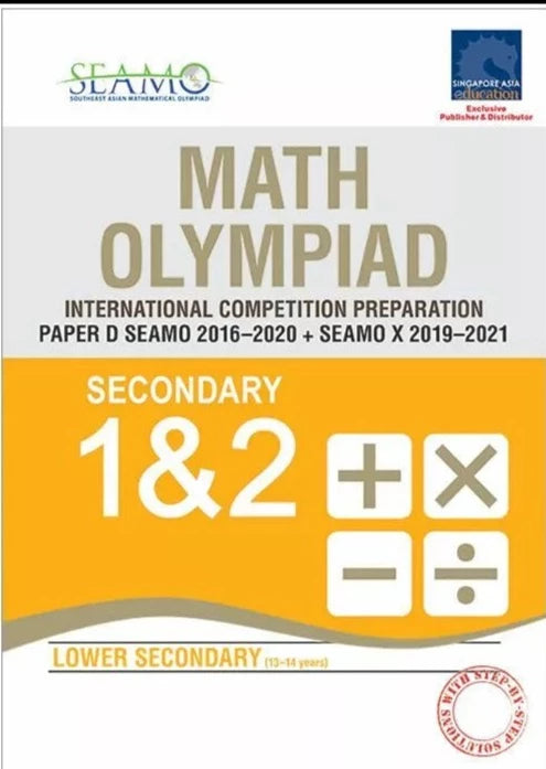 SEAMO Past Competitions 2021 Edition Paper D(13-14 Years old)-Olympiad paper