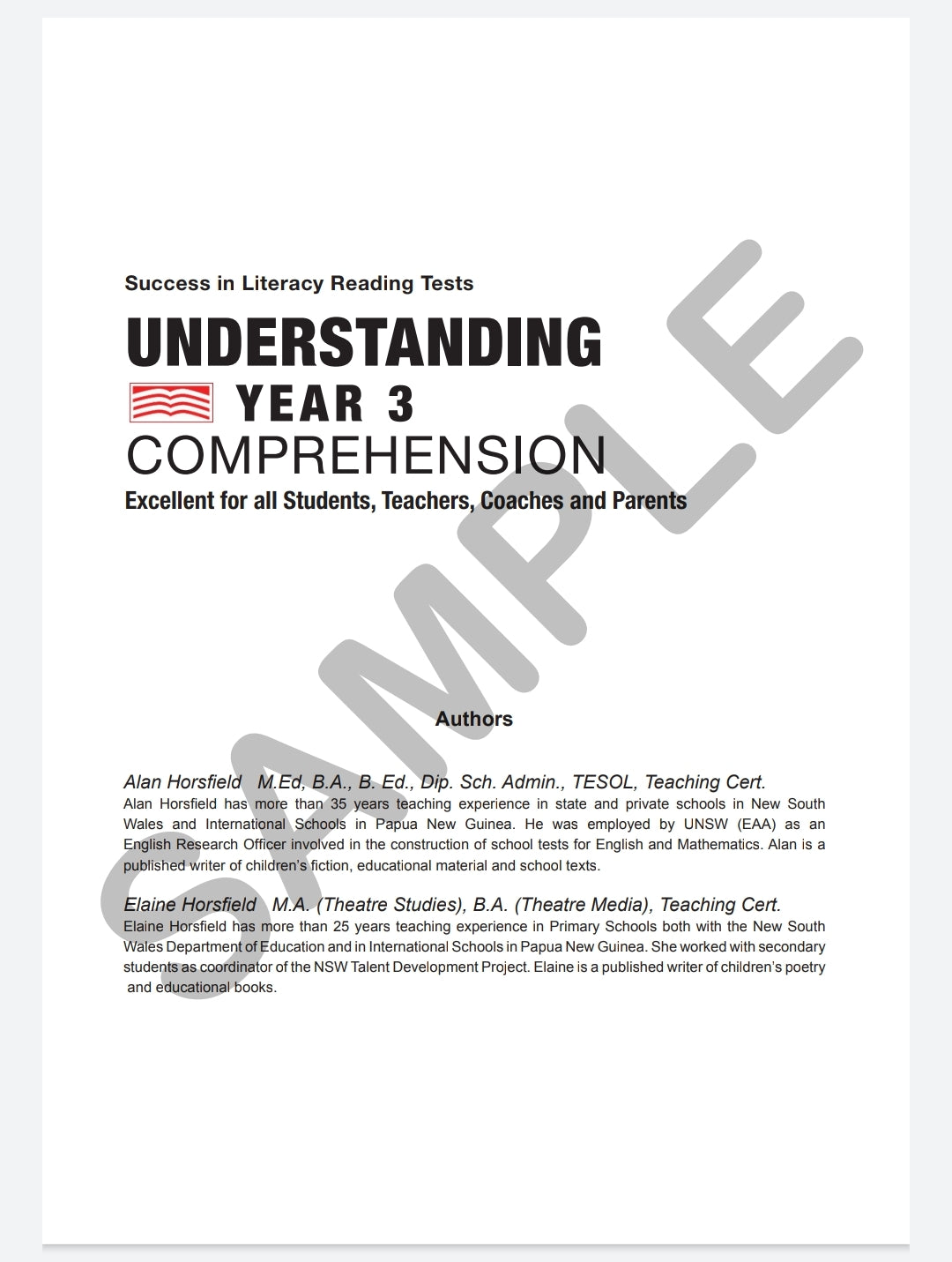 Understanding Year 3 Comprehension