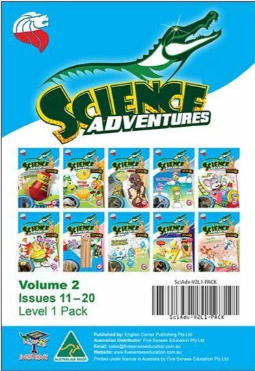 Science Adventures Issues 11-20 (Level 1) 10 books Pack (Ages 6-8)