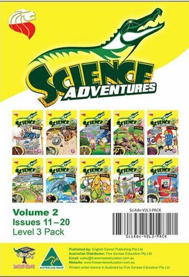 Science Adventures Issues 11-20 (Level 3) 10 books Pack (Ages 10-12)
