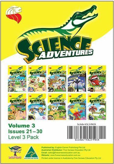 Science Adventures Issues 21-30 (Level 3) 10 books Pack (Ages 10-12)