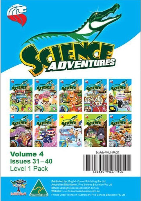 新加坡STEM科学漫画-Science Adventure 系列（31-40期）（6-8岁）（10册合集）