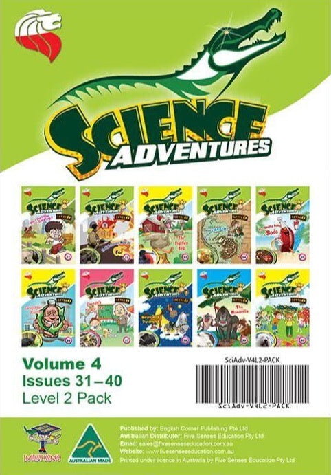 Science Adventures Issues 31-40 (Level 2) 10 books Pack (Ages 9-10)