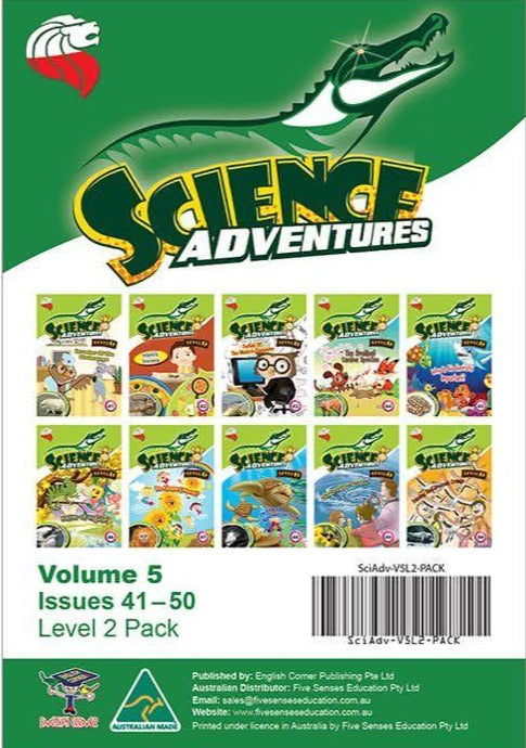 Science Adventures Issues 41-50 (Level 2) 10 books Pack (Ages 9-10)