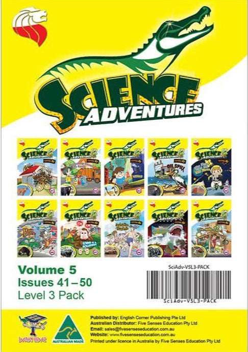 Science Adventures Issues 41-50 (Level 3) 10 books Pack (Ages 10-12)