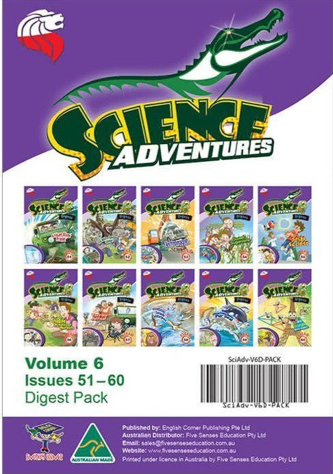 Science Adventures Issues 51-60 Digest 10 books pack(age 10-12)